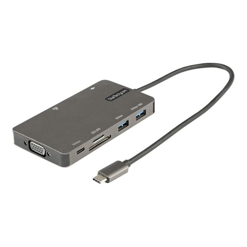StarTech.com USB C Multiport Adapter - USB C auf HDMI 4K 30Hz/VGA Reiseadapter/Docking station - 5Gb Produktbild Additional View 3 L