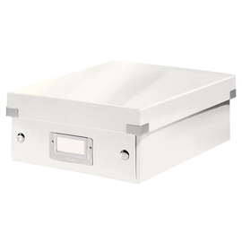 Organisationsbox WOW Click & Store 282x220x100mm klein weiß Leitz 6057-00-01 Produktbild