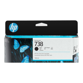 Tintenpatrone 738 für DesignJet T850/950 130ml schwarz HP 498N4A Produktbild