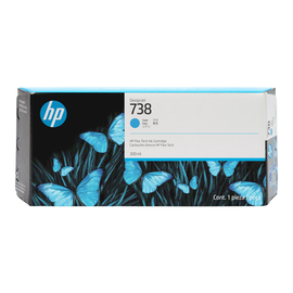 Tintenpatrone 738XL für DesignJet T850/ T950 300ml cyan HP 676M6A Produktbild