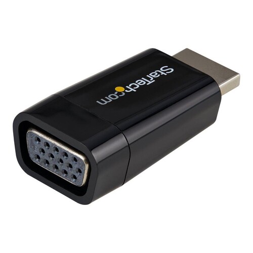 StarTech.com Kompakter HDMI auf VGA Adapter/ Konverter ideal für Chromebooks Ultrabooks & Laptops- H Produktbild Additional View 1 L