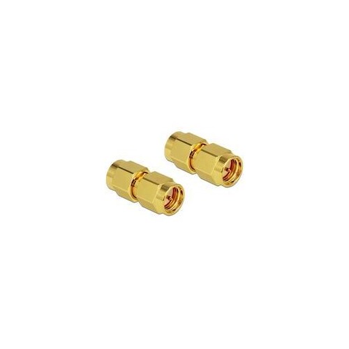 Delock Antennenadapter - SMA (M) zu SMA (M) Produktbild Front View L
