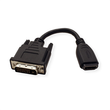 VALUE Videoadapter - DVI-D männlich zu HDMI weiblich Produktbild Additional View 1 S