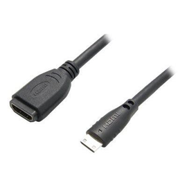VALUE HDMI-Adapter - 19 pin mini HDMI Type C männlich zu HDMI weiblich Produktbild