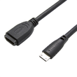 VALUE HDMI-Adapter - 19 pin mini HDMI Type C männlich zu HDMI weiblich Produktbild Additional View 1 S