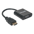 Manhattan HDMI to VGA Converter cable, 1080p, 30cm, Male to Female, Micro-USB Power Input Port for a Produktbild Additional View 1 S