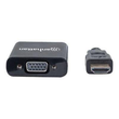 Manhattan HDMI to VGA Converter cable, 1080p, 30cm, Male to Female, Micro-USB Power Input Port for a Produktbild Additional View 1 S