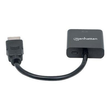 Manhattan HDMI to VGA Converter cable, 1080p, 30cm, Male to Female, Micro-USB Power Input Port for a Produktbild Additional View 2 S