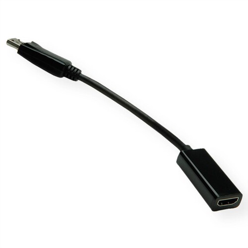 VALUE Videoadapter - DisplayPort männlich zu HDMI weiblich Produktbild Additional View 1 L