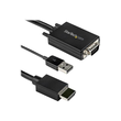 StarTech.com 2m VGA to HDMI Converter Cable with USB Audio Support & Power, Analog to Digital Video Produktbild