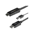 StarTech.com HD2DPMM2M HDMI auf DisplayPort (2m, aktiv, 4k 30Hz, Adapter, Kabel, Konverter, HDMI 1.4 Produktbild