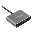 StarTech.com CDP2DPHD USB-C-Multiport Adapter (4K 60Hz UHD, 2-in-1 USB Typ C auf HDMI/DP Display ode Produktbild Additional View 2 S