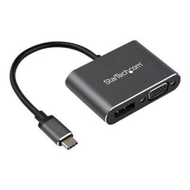 StarTech.com CDP2DPVGA USB-C Multiport Adapter (DisplayPort oder VGA, 4K 60Hz, Aluminium, 2-in-1-USB Produktbild