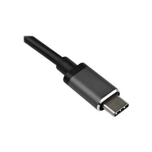 StarTech.com CDP2DPVGA USB-C Multiport Adapter (DisplayPort oder VGA, 4K 60Hz, Aluminium, 2-in-1-USB Produktbild Additional View 3 L