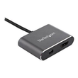 StarTech.com CDP2HDMDP USB-C-Multiport Adapter (4K 60Hz UHD, 2-in-1 USB Typ C auf HDMI/mDP Display o Produktbild Additional View 2 S