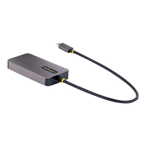 StarTech.com USB C Video Adapter, USB C to HDMI DVI VGA Adapter, Up to 4K 60Hz, Aluminum, Multiport Produktbild Additional View 4 L