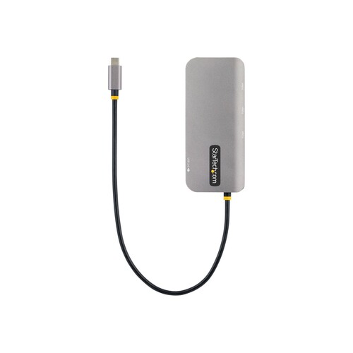 StarTech.com USB C Multiport Adapter, 4K 60Hz HDMI Video, 3-Port 5Gbps USB-A 3.2 Hub, 100W Power Del Produktbild Additional View 2 L