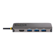 StarTech.com USB C Multiport Adapter, 4K 60Hz HDMI Video, 3-Port 5Gbps USB-A 3.2 Hub, 100W Power Del Produktbild Additional View 4 S