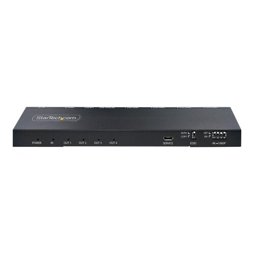 StarTech.com 4-Port HDMI Splitter, 4K 60Hz HDMI 2.0 Video, 1 In 4 Out HDMI Splitter, 4K HDMI Splitte Produktbild Additional View 1 L