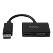StarTech.com Reise A/V Adapter: 2-in-1 DisplayPort auf HDMI oder VGA Konverter Produktbild