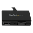 StarTech.com Reise A/V Adapter: 2-in-1 DisplayPort auf HDMI oder VGA Konverter Produktbild Additional View 2 S