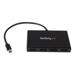 StarTech.com 4 Port Multi Monitor Adapter - Mini DisplayPort auf DisplayPort MST Hub - 4x 1080p - Vi Produktbild