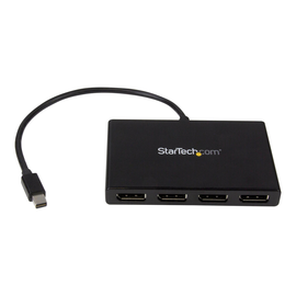 StarTech.com 4 Port Multi Monitor Adapter - Mini DisplayPort auf DisplayPort MST Hub - 4x 1080p - Vi Produktbild