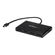 StarTech.com 4 Port Multi Monitor Adapter - Mini DisplayPort auf DisplayPort MST Hub - 4x 1080p - Vi Produktbild Additional View 1 S