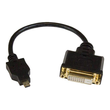 StarTech.com 8in Micro HDMI to DVI-D Adapter M/F - 8in Micro HDMI to DVI Cable - Connect a Micro HDM Produktbild