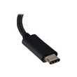 StarTech.com USB-C to VGA Adapter - Black - 1080p - Video Converter For Your MacBook Pro - USB C to Produktbild Additional View 1 S
