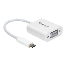 StarTech.com USB-C auf VGA Adapter - USB Typ-C zu VGA Video Konverter - Weiß - USB/VGA-Adapter - 24 Produktbild