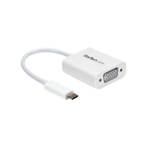 StarTech.com USB-C auf VGA Adapter - USB Typ-C zu VGA Video Konverter - Weiß - USB/VGA-Adapter - 24 Produktbild