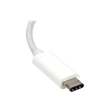 StarTech.com USB-C auf VGA Adapter - USB Typ-C zu VGA Video Konverter - Weiß - USB/VGA-Adapter - 24 Produktbild Additional View 1 S
