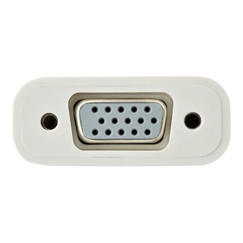 StarTech.com USB-C auf VGA Adapter - USB Typ-C zu VGA Video Konverter - Weiß - USB/VGA-Adapter - 24 Produktbild Additional View 3 L