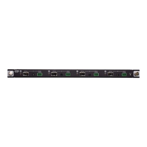 ATEN VM7584K1 - Erweiterungsmodul - 10 Gigabit SFP+ x 4 + IrDA x 4 + RS-232 x 4 Produktbild Additional View 2 L