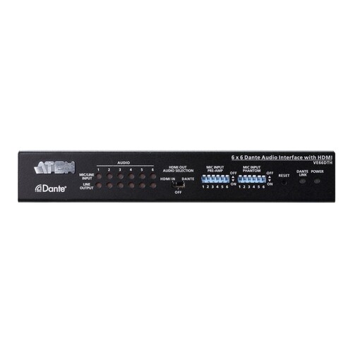 ATEN Dante VE66DTH - Erweiterung für Video/Audio Produktbild Additional View 3 L