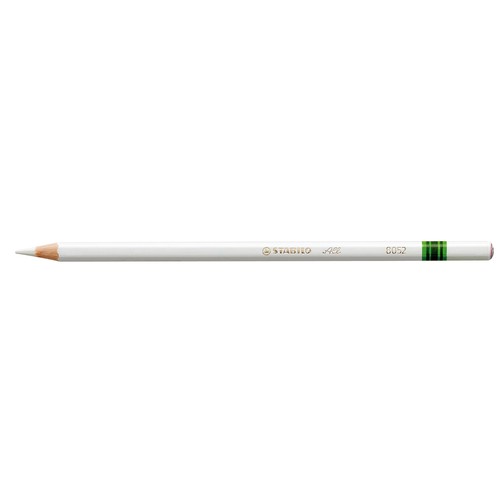 Farbstift Stabilo All für fast alle Oberflächen Glas, Metall und Kunststoff 3,3mm weiß Stabilo 8052 Produktbild