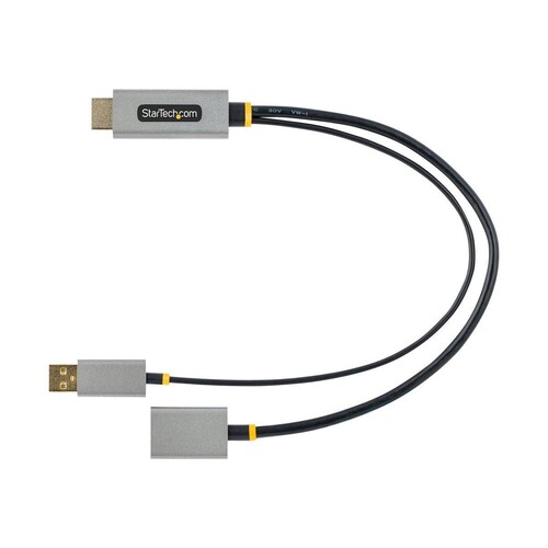 StarTech.com 1ft (30cm) HDMI to DisplayPort Adapter, Active 4K 60Hz HDMI Source to DP Monitor Adapte Produktbild Additional View 3 L
