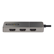 StarTech.com 3-Port USB-C MST Hub, USB Type-C to 3x HDMI Multi-Monitor Adapter for Laptop, Triple HD Produktbild Additional View 4 S