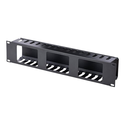 StarTech.com Server Rack Cable Management - 2U Horizontal - Cable Duct Raceway Panel with Cover (CMD Produktbild Additional View 4 L