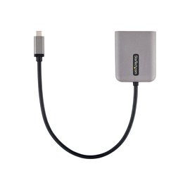 StarTech.com 2-Port USB-C MST Hub, USB Type-C to 2x DisplayPort Multi-Monitor Adapter for Laptop, Du Produktbild