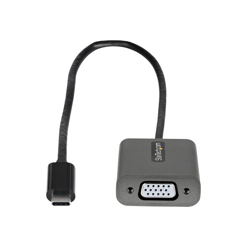 StarTech.com USB-C auf VGA Adapter - 1080p USB Typ C zu VGA Adapter Dongle - USB-C (DP Alt Modus) Produktbild Additional View 1 L