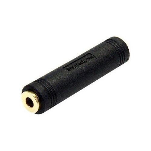 StarTech.com 3.5mm Female to Female Coupler - 3.5mm Audio Coupler - Gold Plated Connectors - Female/ Produktbild Front View L