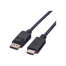ROLINE Video- / Audiokabel - DisplayPort (M) bis HDMI (M) - 1.5 m Produktbild
