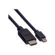 ROLINE Adapterkabel - Mini DisplayPort männlich zu HDMI männlich Produktbild Additional View 2 S