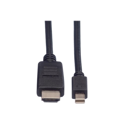 ROLINE Adapterkabel - Mini DisplayPort männlich zu HDMI männlich Produktbild Additional View 3 L