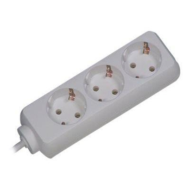 Bachmann SELLY - 1,5 m - Kunststoff - Weiß - Kunststoff - 3 AC-Ausgänge - 3600 W Produktbild