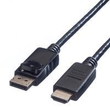 VALUE Adapterkabel - DisplayPort männlich zu HDMI männlich Produktbild