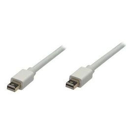 Manhattan Mini DisplayPort 1.2 Cable, 4K@60Hz, 2m, Male to Male, Bi-Directional, White, Lifetime War Produktbild
