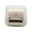 Manhattan Mini DisplayPort 1.2 Cable, 4K@60Hz, 2m, Male to Male, Bi-Directional, White, Lifetime War Produktbild Additional View 1 S